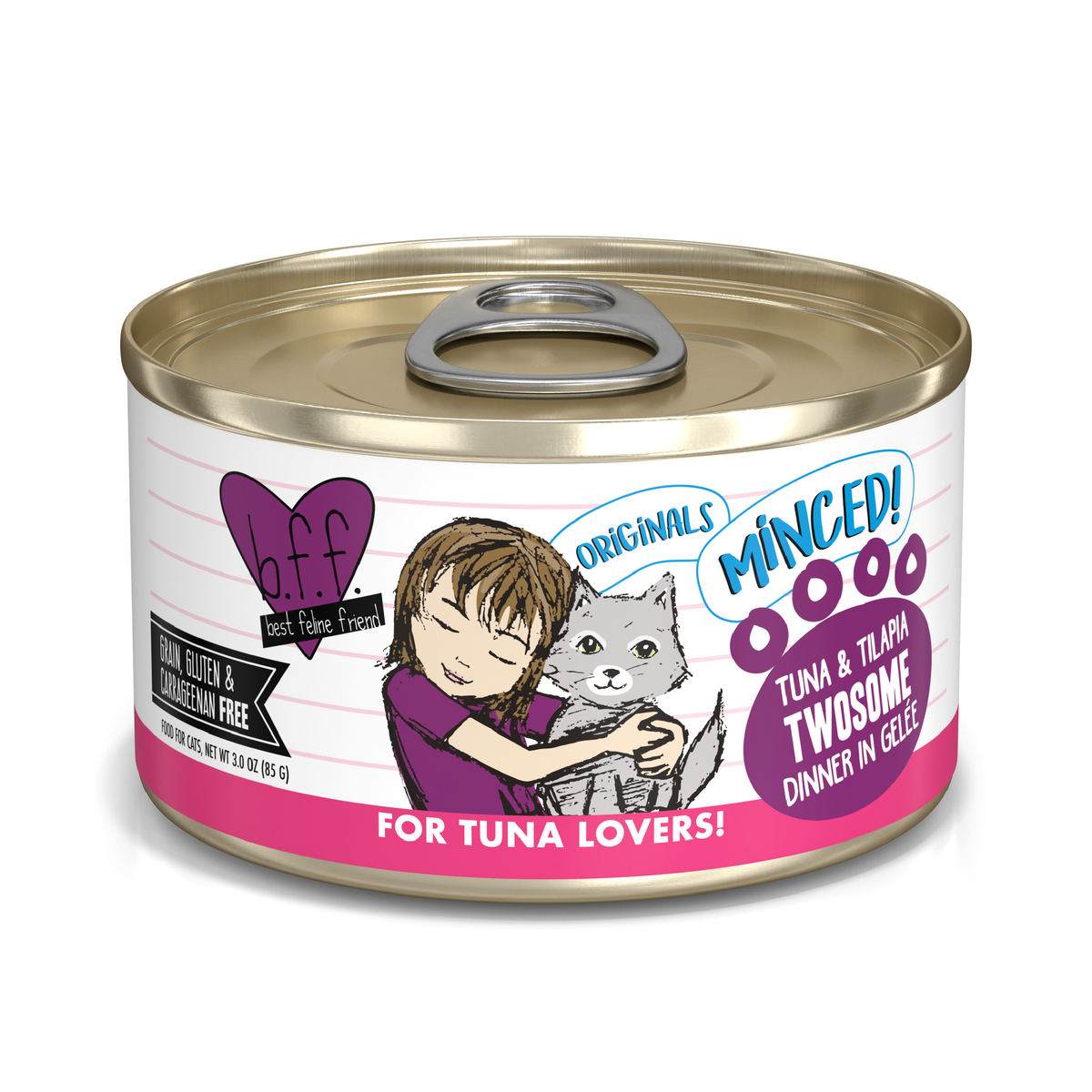 Weruva BFF Minced Tuna & Tilapia Twosome In Gelée Wet Canned Cat Food by Weruva