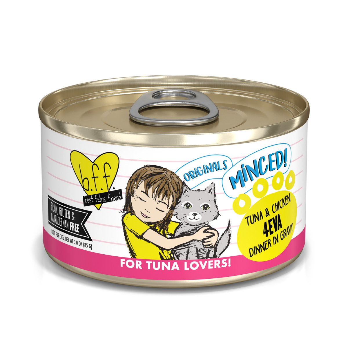 Weruva BFF Minced Tuna & Chicken 4Eva In Gravy Wet Canned Cat Food by Weruva