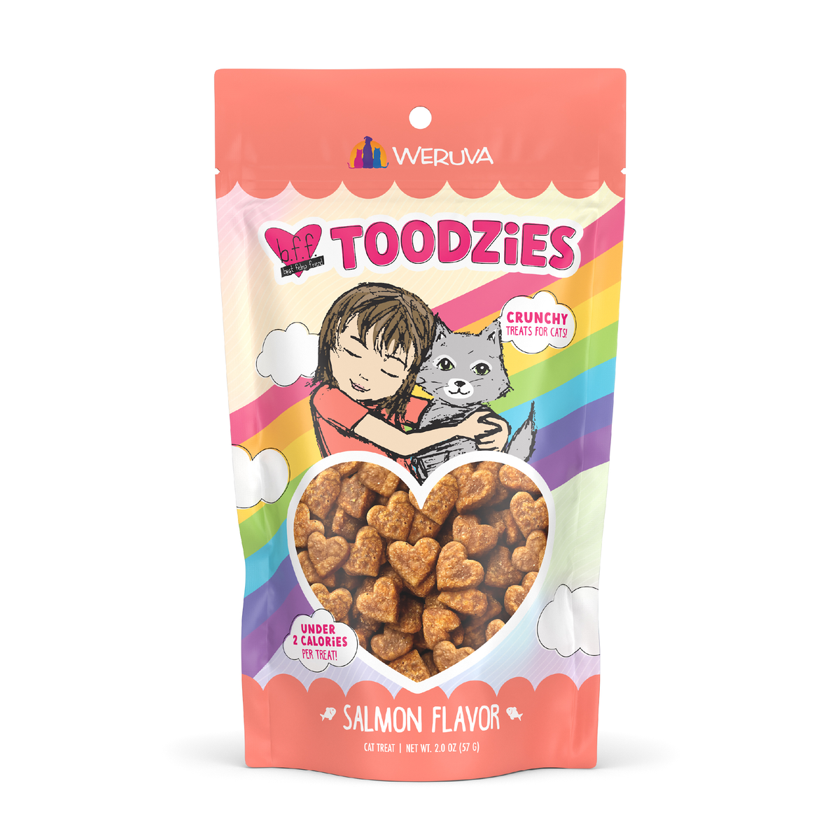 Weruva BFF Toodzies Crunchy Salmon Cat Treats by Weruva
