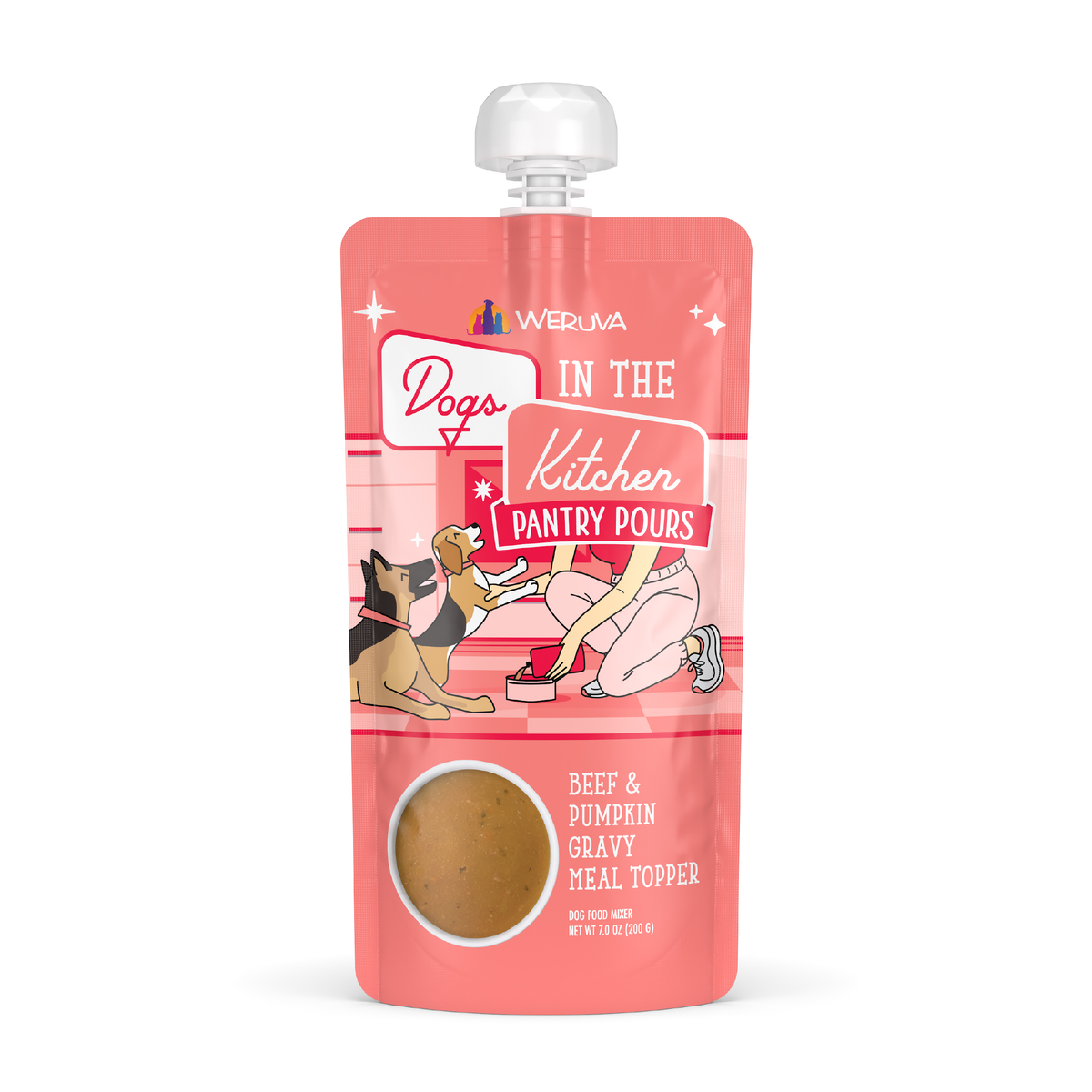 Weruva Dogs in the Kitchen Pantry Pours Beef & Pumpkin Gravy Topper by Weruva