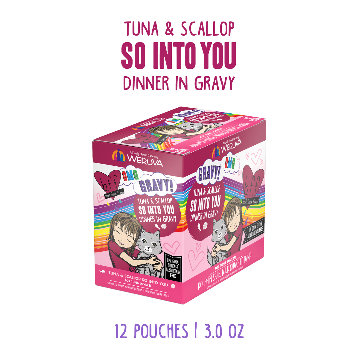 3162-810192813124 BFF OMG Gravy Tuna & Scallop So Into You 3oz Pouch