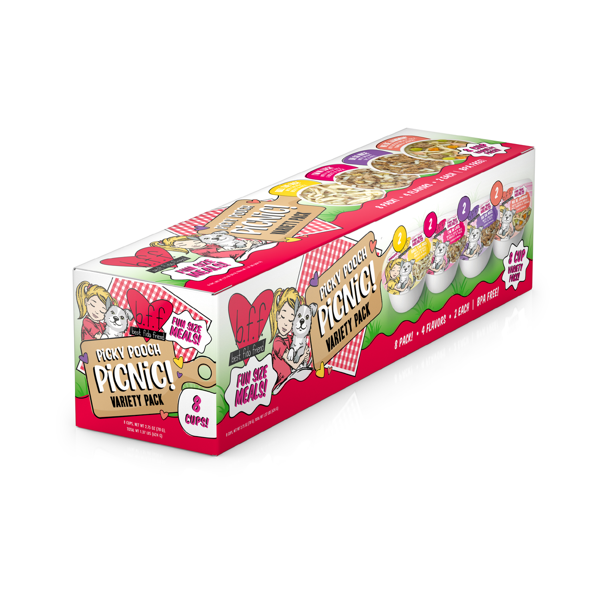 Weruva BFF Fun Size Meals Picky Pooch Picnic Variety Pack Wet Dog Food by Weruva