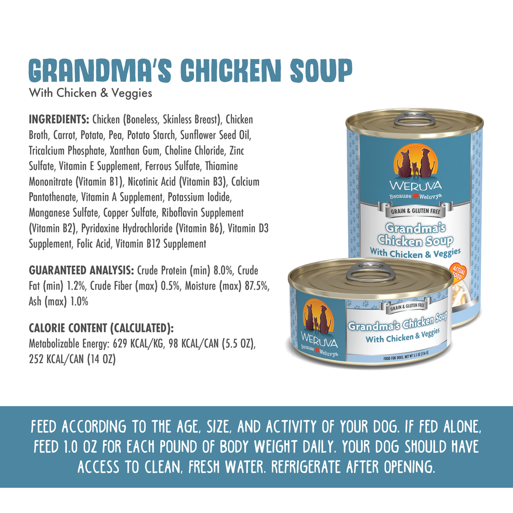 4513-878408004568 Grandma's Chicken Soup 14oz Can