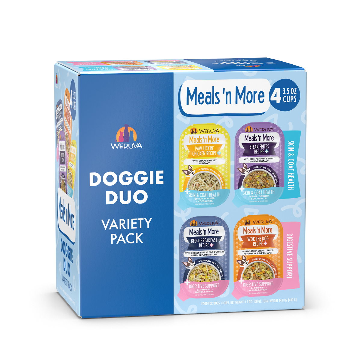 Weruva Meals 'n More Doggie Due Variety Pack Wet Dog Food Cups by Weruva