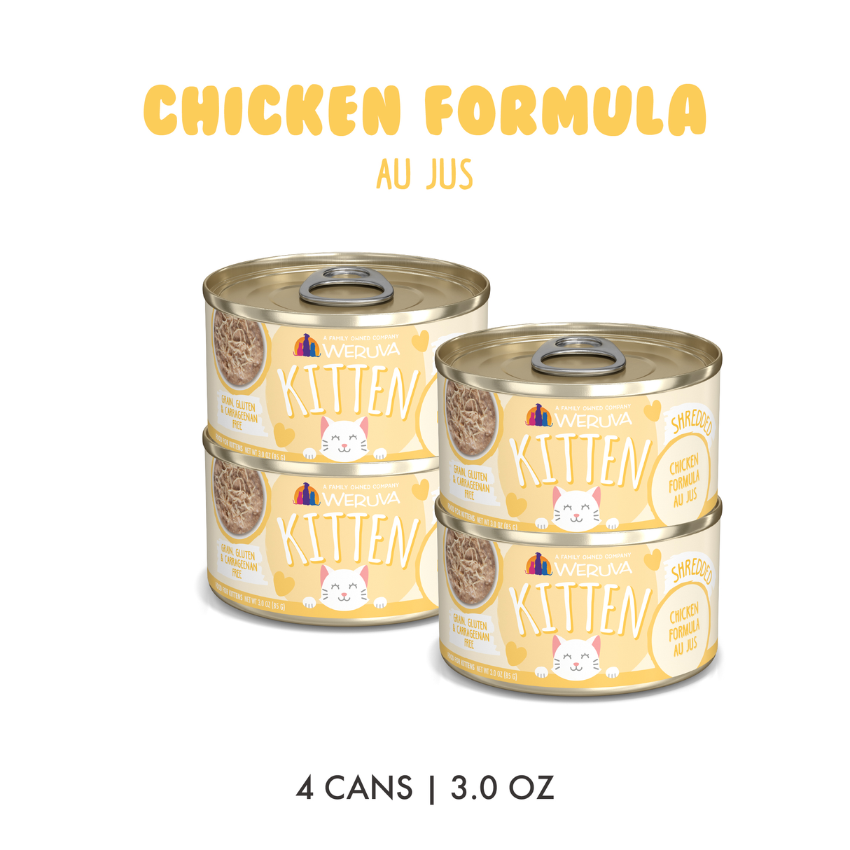 8038-810028248021 Kitten Chicken Formula 4pk