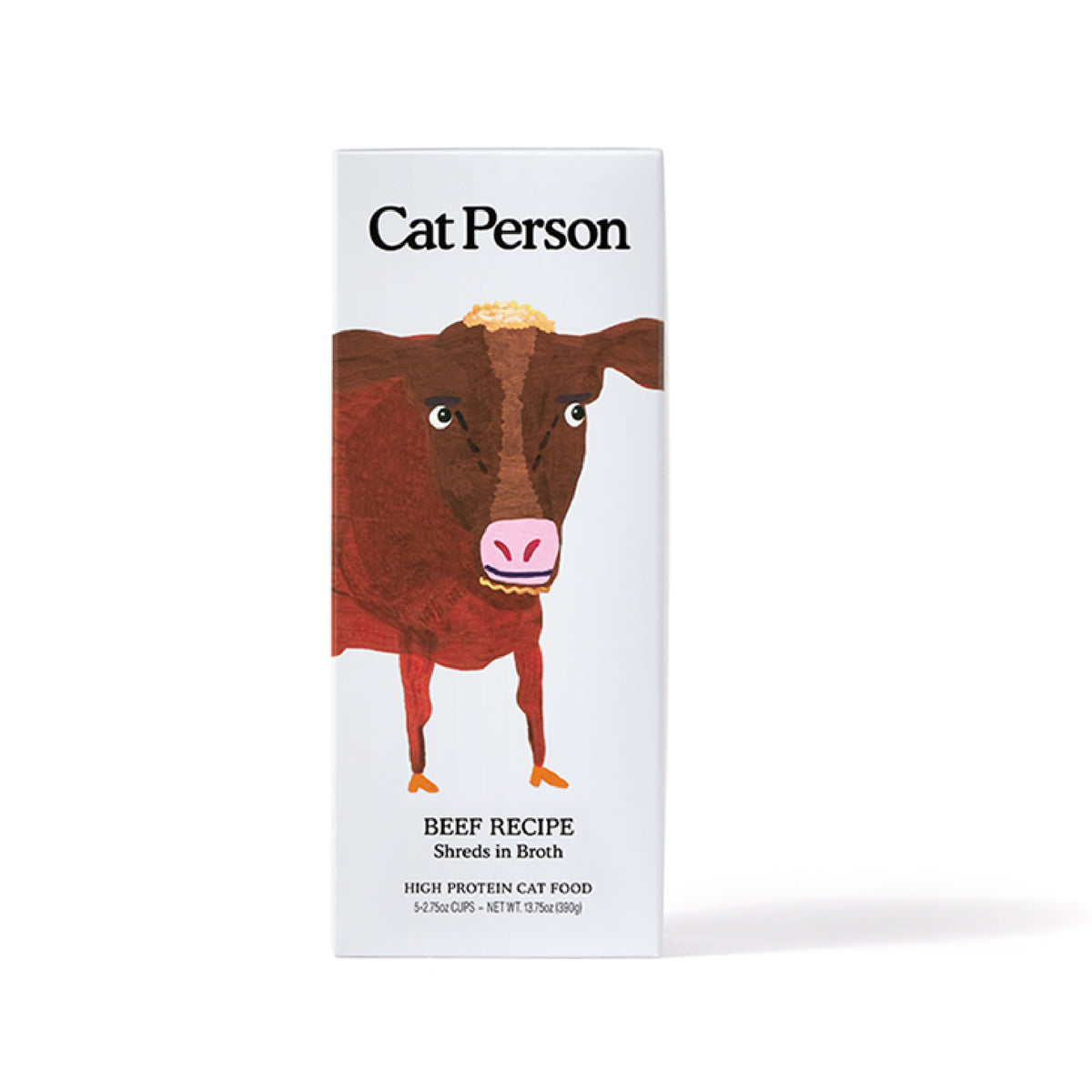 Cat Person Beef Shreds in Broth Wet Cat Food by Cat Person