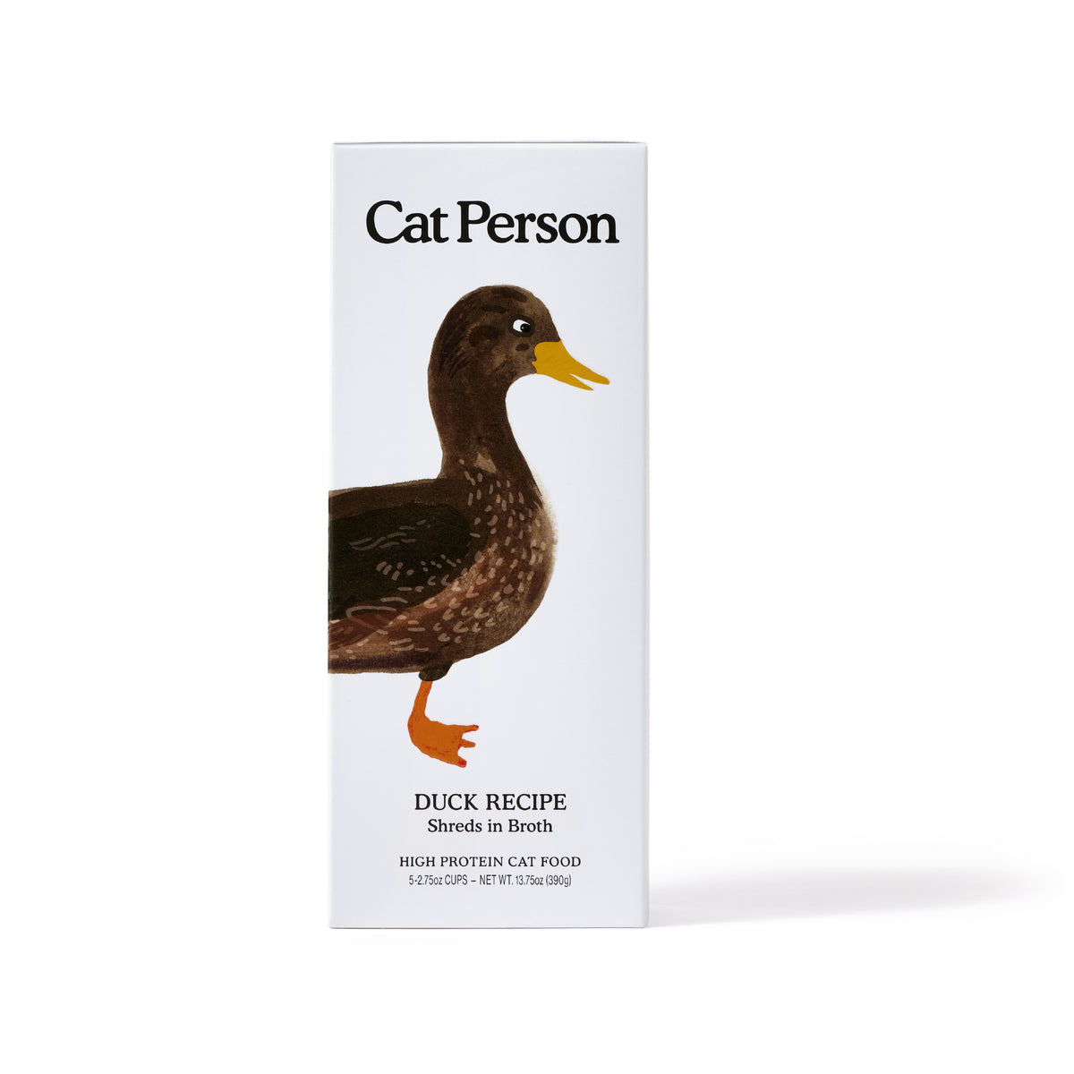 Cat Person Duck Shreds In Broth Wet Cat Food Cups by Cat Person