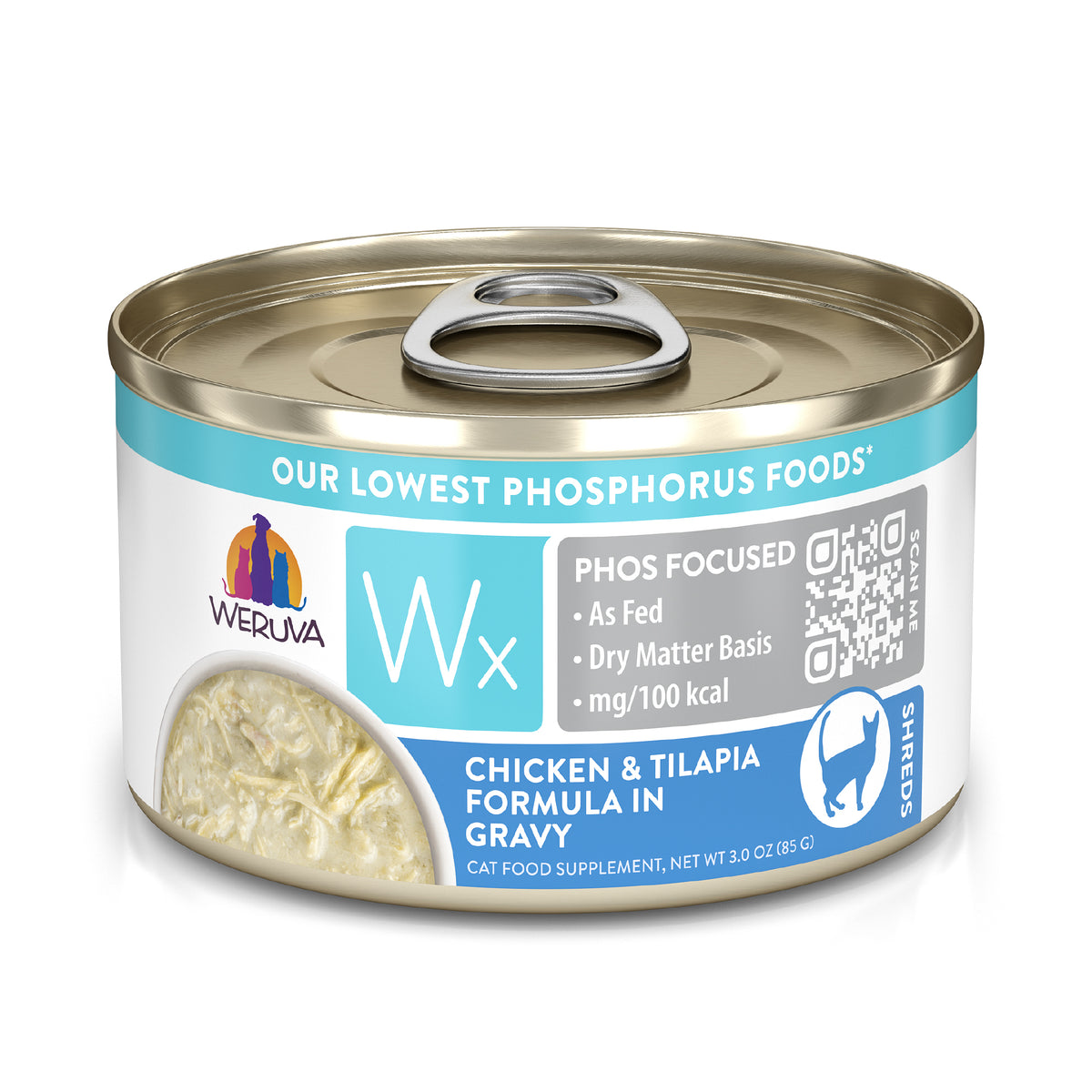 Weruva Wx Phos Focused Chicken & Tilapia Formula Wet Cat Supplement by Weruva