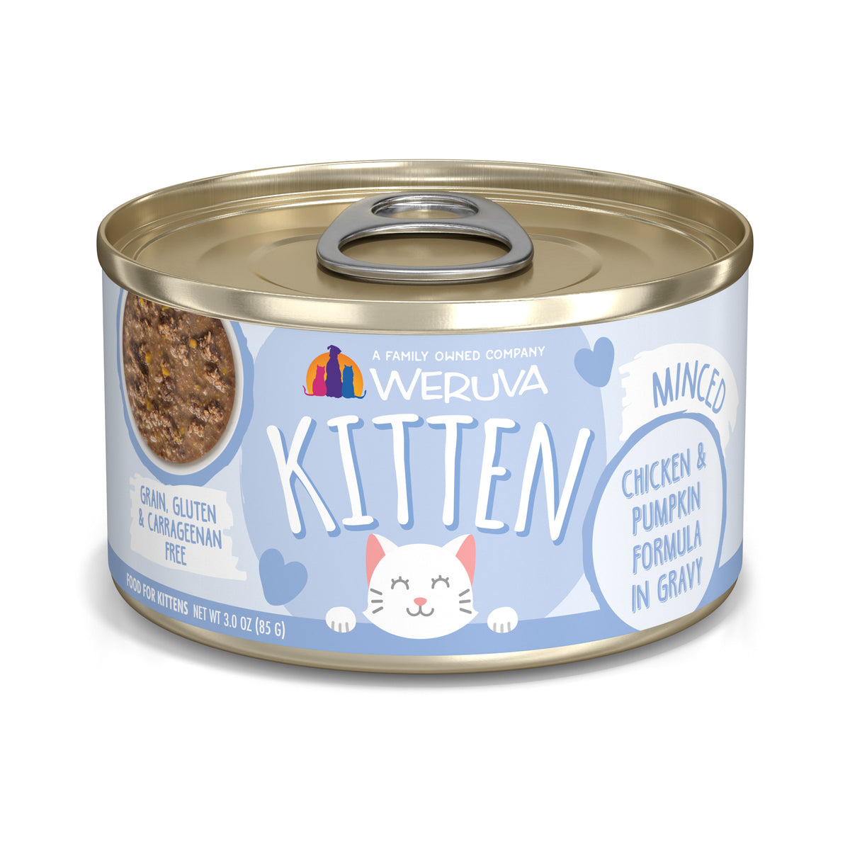 Weruva Kitten Chicken & Pumpkin Formula in Gravy Wet Cat Food by Weruva