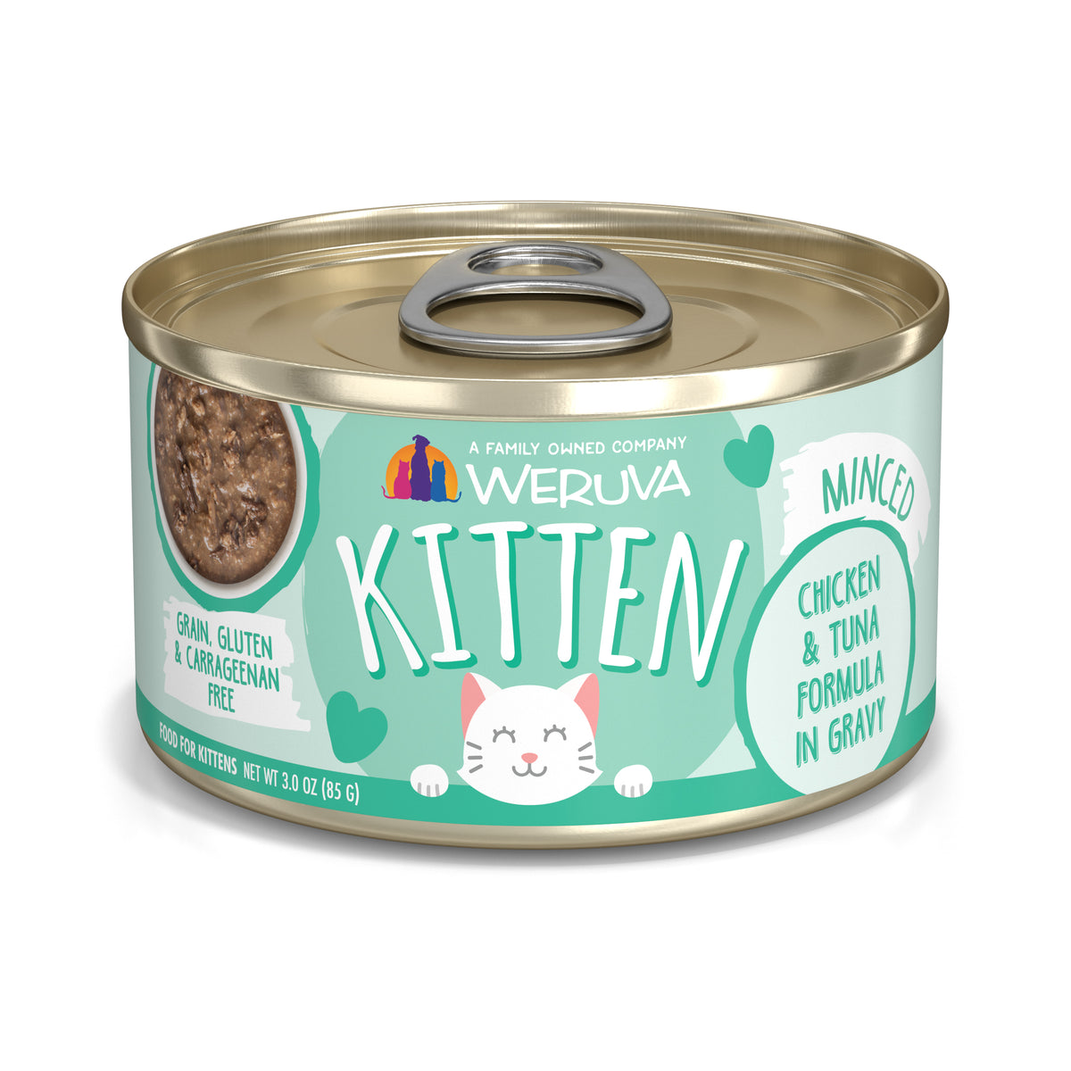 Weruva Kitten Chicken & Tuna Formula in Gravy Wet Cat Food by Weruva