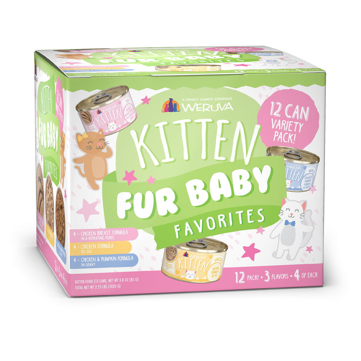 Weruva Kitten Fur Baby Favorites Variety Pack Wet Cat Food by Weruva