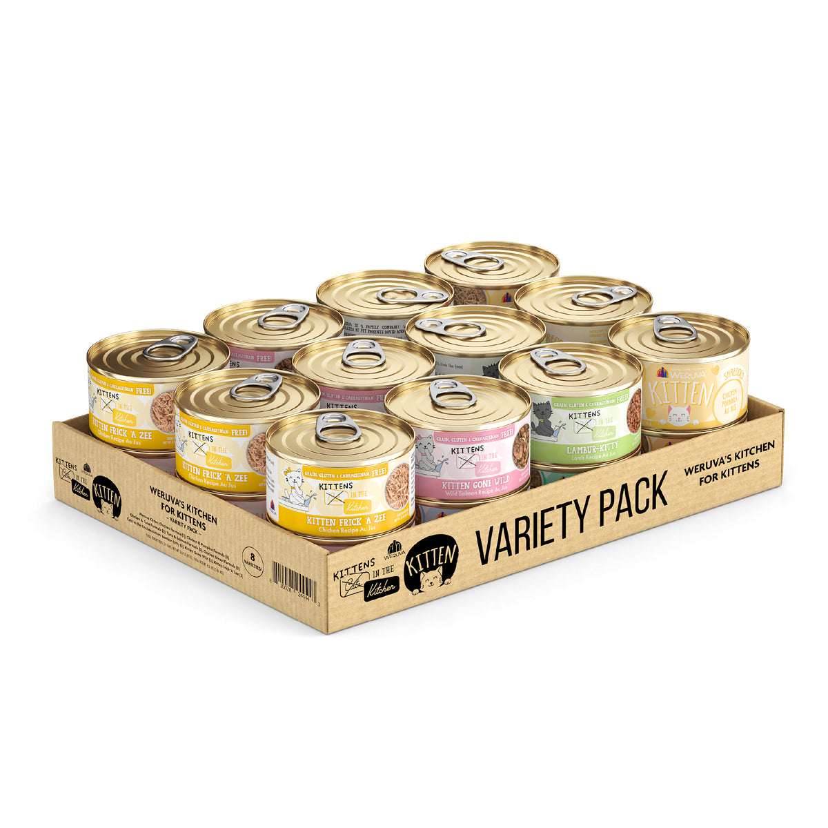 Weruva Cats in the Kitchen Kitchen For Kittens Variety Pack Wet Cat Food