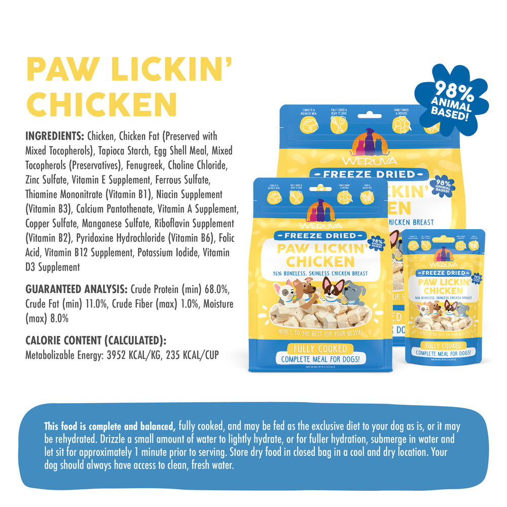 Paw Lickin Chicken Freeze Dried