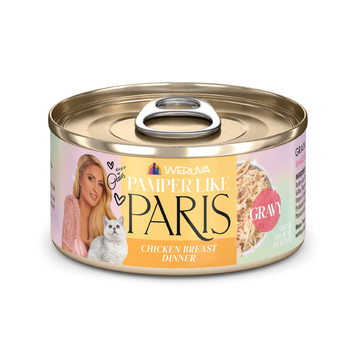 Weruva Paris Hilton Pamper Like Paris Chicken in Gravy Wet Cat Food by Weruva