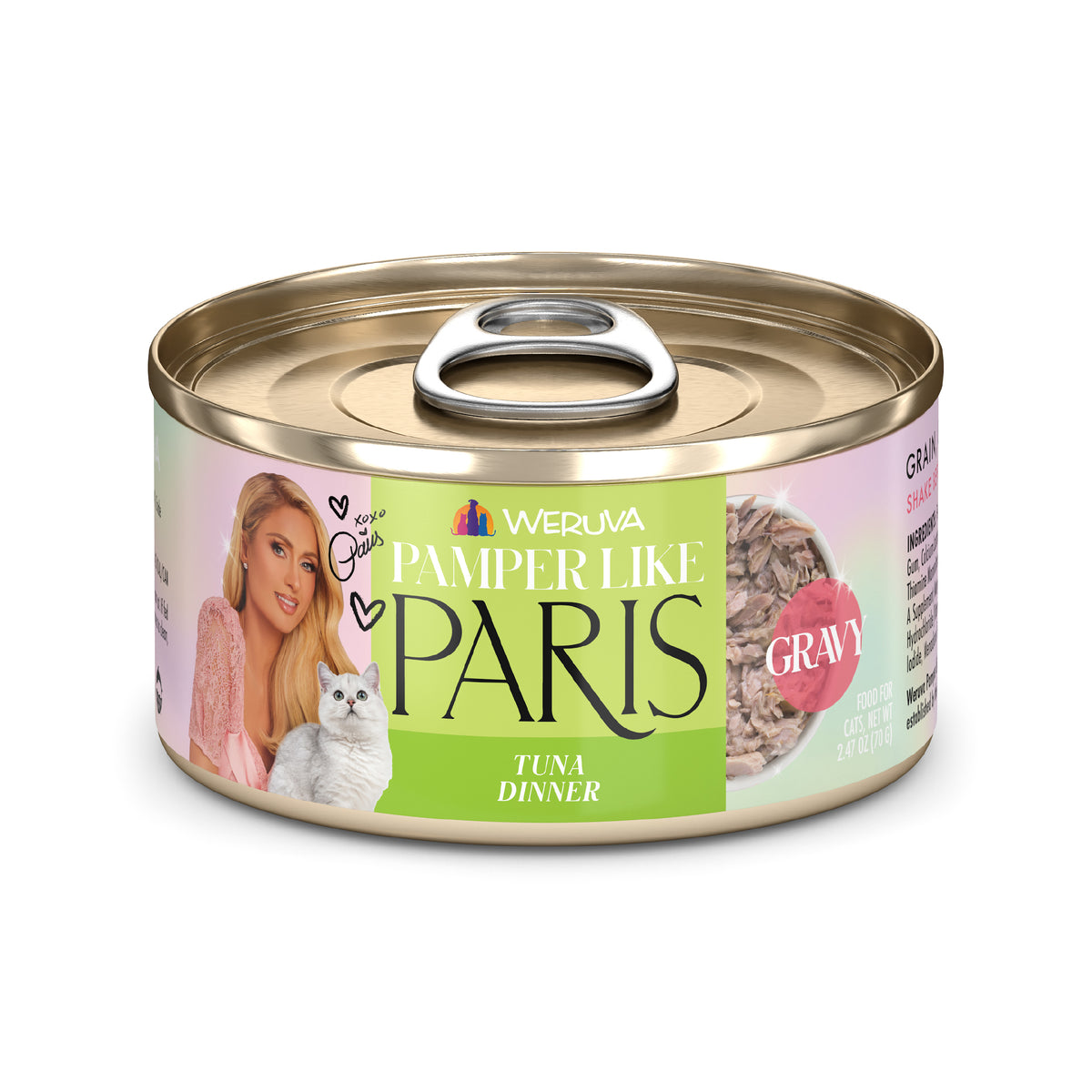 Weruva Paris Hilton Pamper Like Paris Tuna in Gravy Wet Cat Food by Weruva
