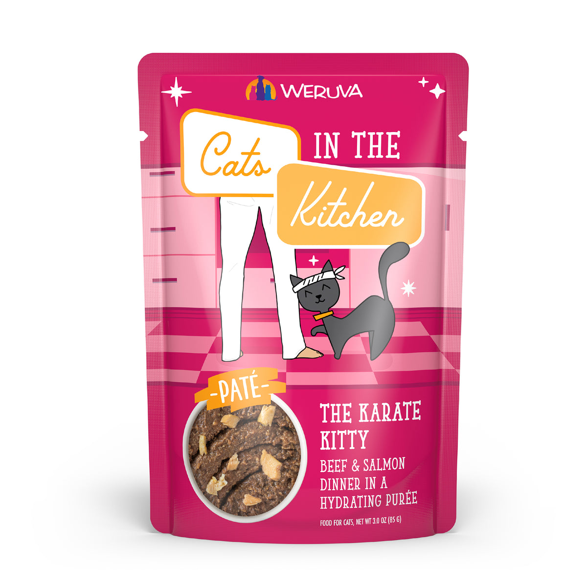 Weruva Cats in the Kitchen The Karate Kitty Paté Wet Cat Food Pouch