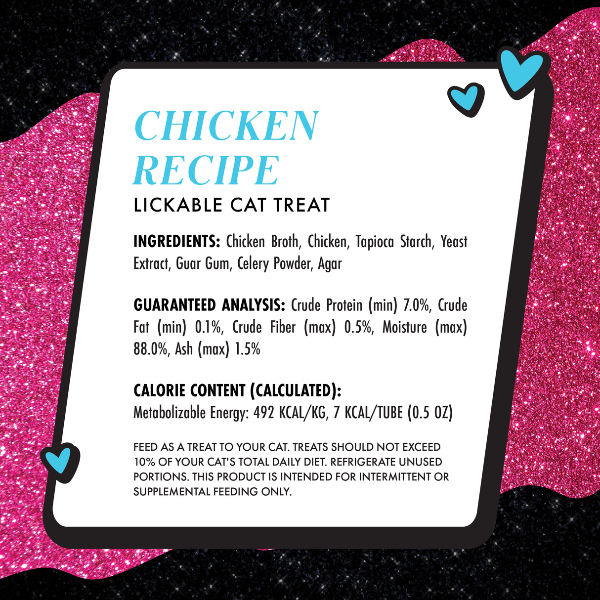 8588-810028248557 Paris Hilton Sliving Sticks Chicken 0.5oz Lickable Cat Treats, Pack of 5