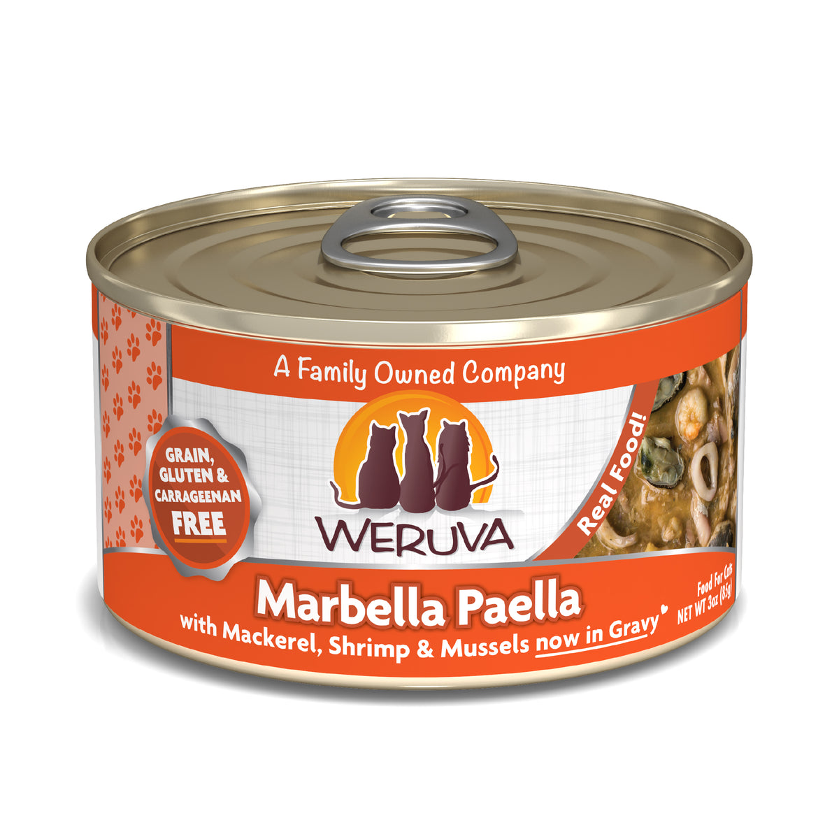 Weruva Classic Cat Marbella Paella with Mackerel & Shrimp Wet Food by Weruva