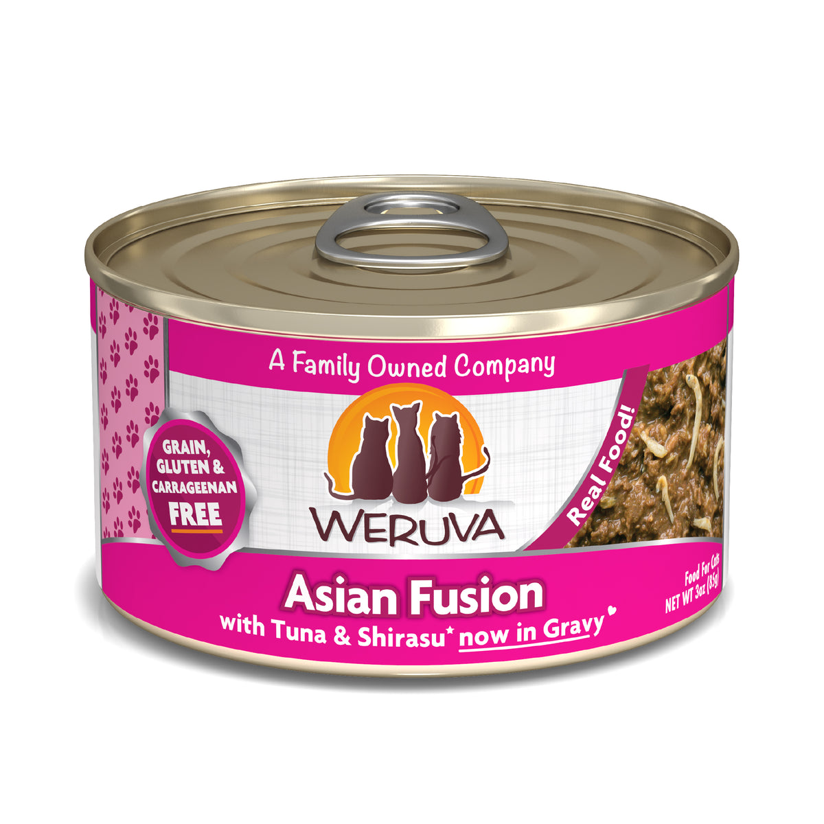 Weruva Classic Cat Asian Fusion Tuna & Shirasu in Gravy Wet Food by Weruva