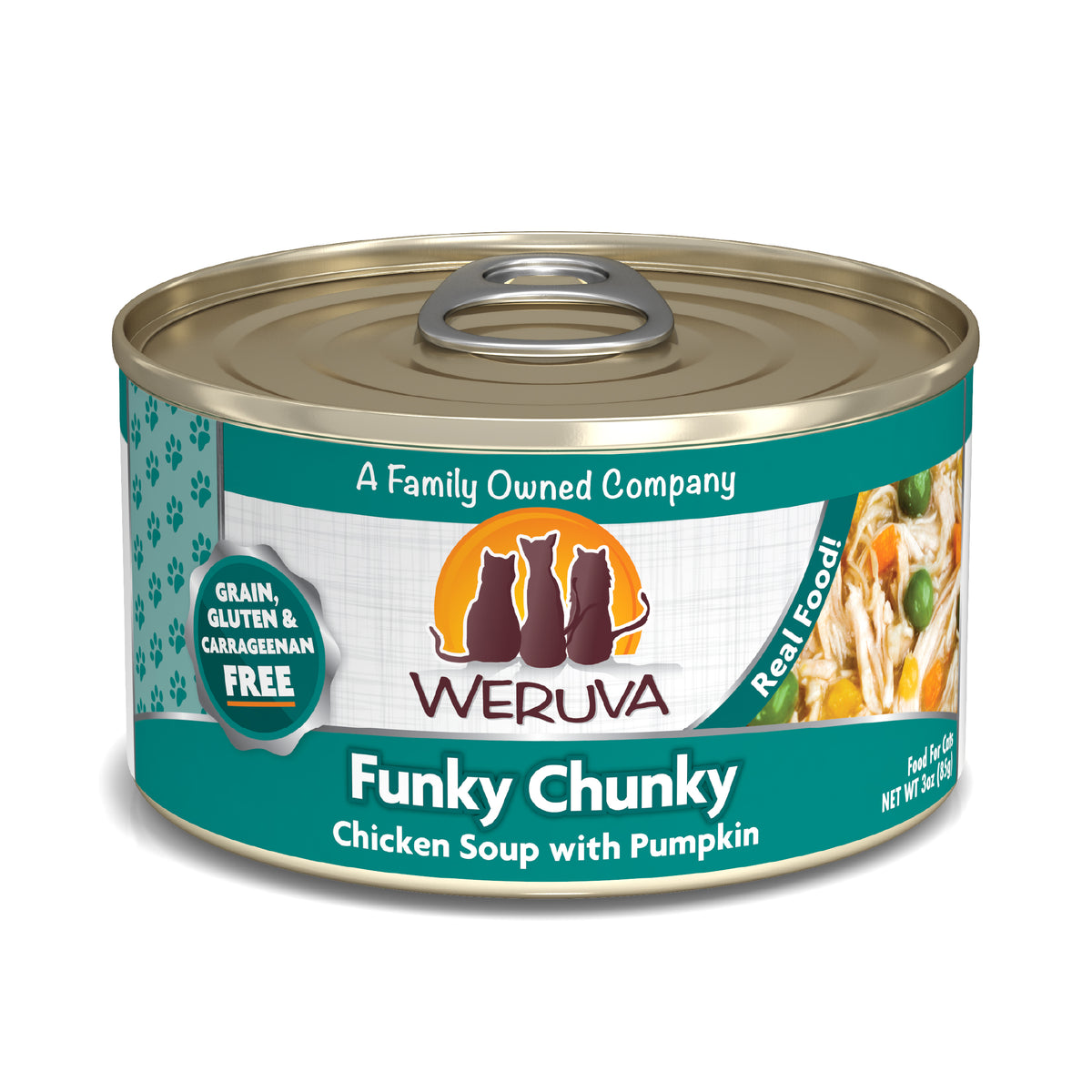 Weruva Classic Cat Funky Chunky Chicken Soup with Pumpkin Wet Food by Weruva