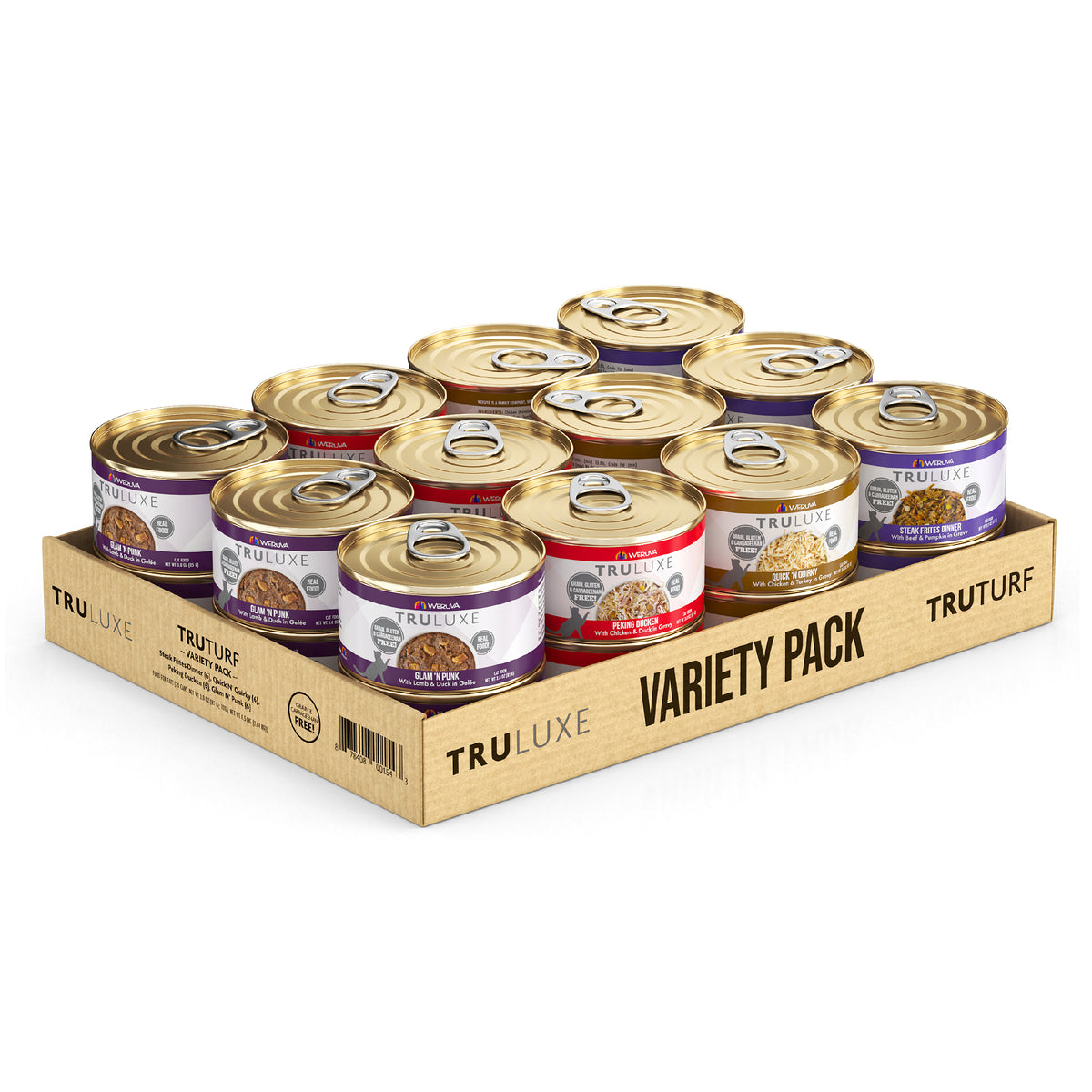 Weruva TruLuxe TruTurf Variety Pack Wet Canned Cat Food by Weruva