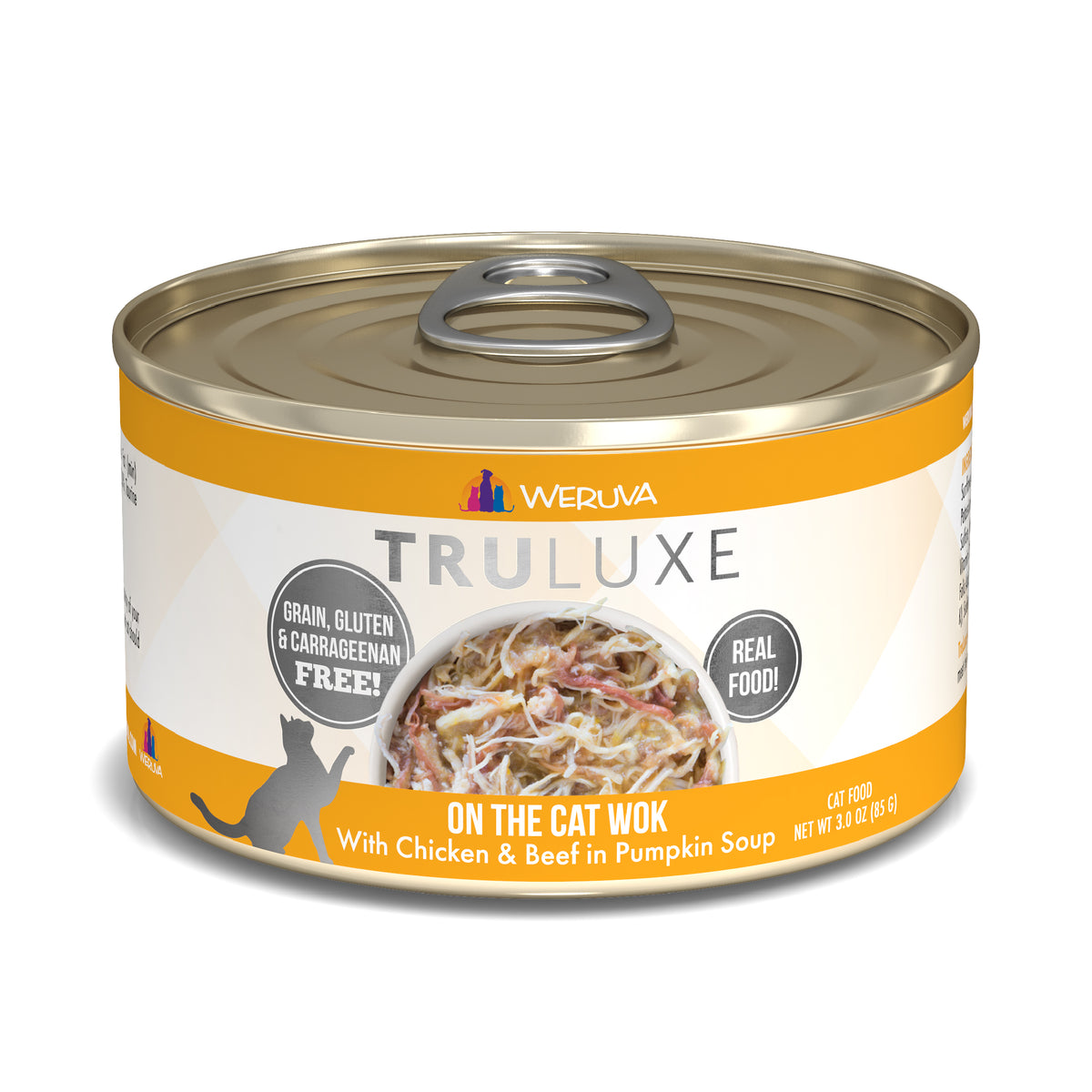 Weruva TruLuxe On the Cat Wok Chicken & Beef in Pumpkin Soup Cat Food by Weruva