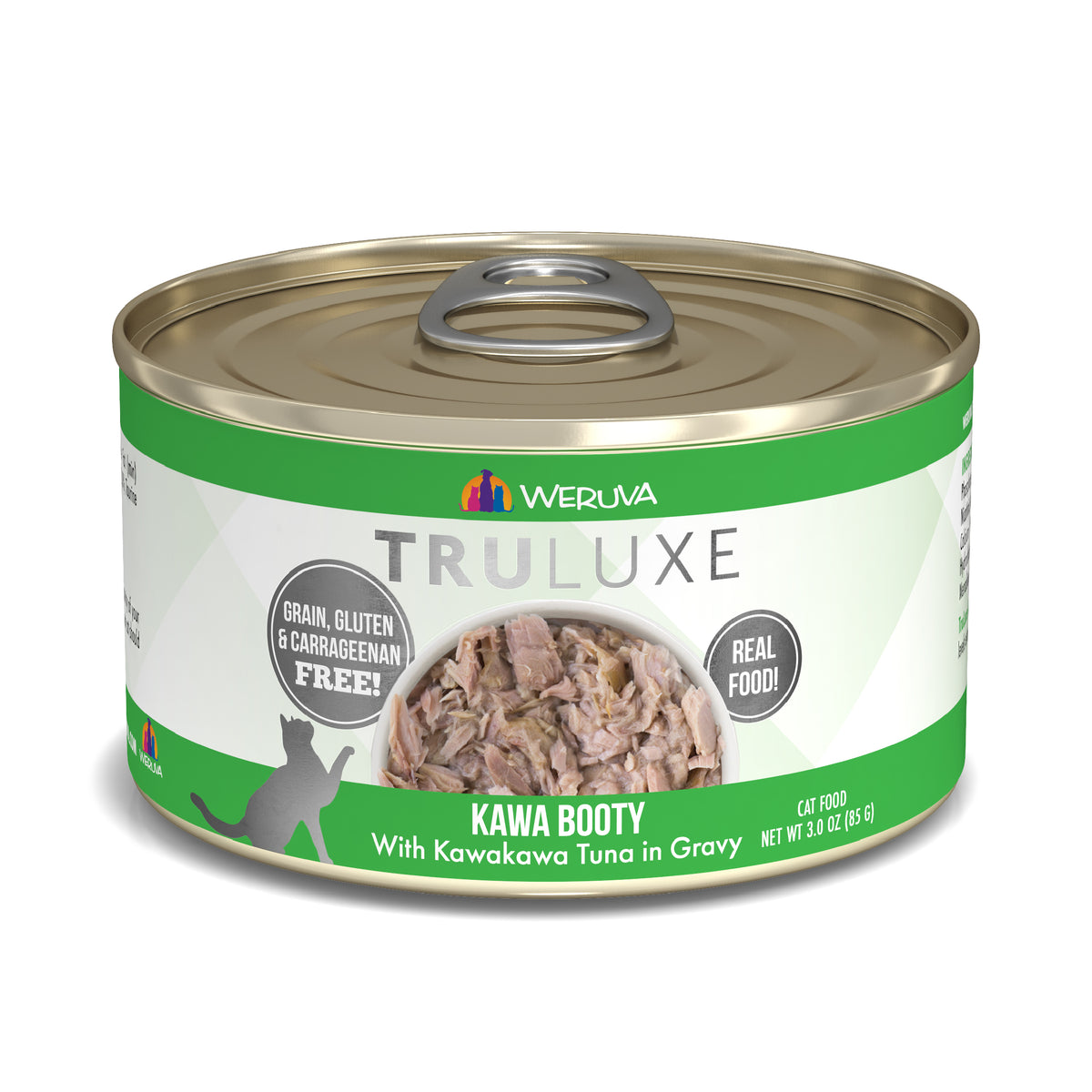 Weruva TruLuxe Kawa Booty with Tuna in Gravy Wet Canned Cat Food by Weruva