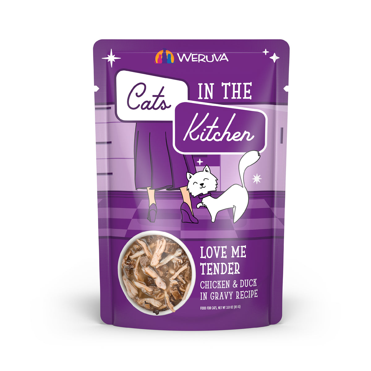 Weruva Cats in the Kitchen Love Me Tender in Gravy Wet Cat Food Pouch by Weruva