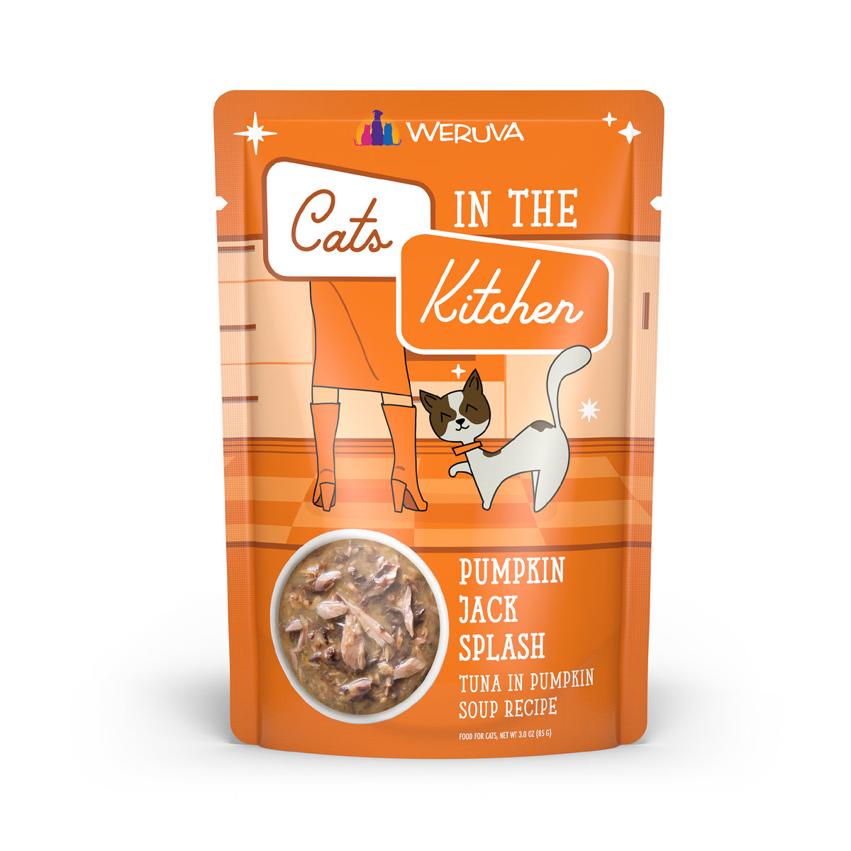 Weruva Cats in the Kitchen Pumpkin Jack Splash Wet Cat Food Pouch by Weruva