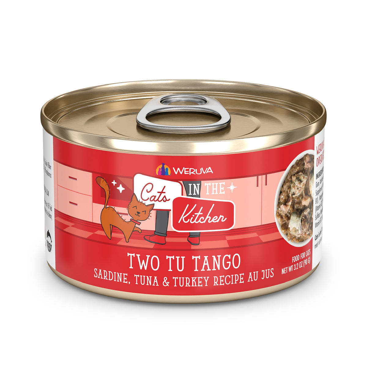 Weruva Cats in the Kitchen Two Tu Tango Au Jus Wet Cat Food by Weruva