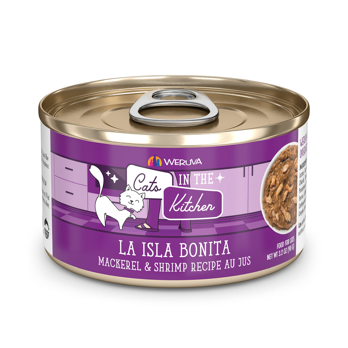Weruva Cats in the Kitchen La Isla Bonita Au Jus Wet Can Cat Food by Weruva