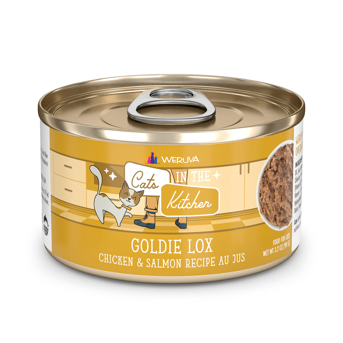 Weruva Cats in the Kitchen Goldie Lox Chicken & Salmon Wet Cat Food by Weruva