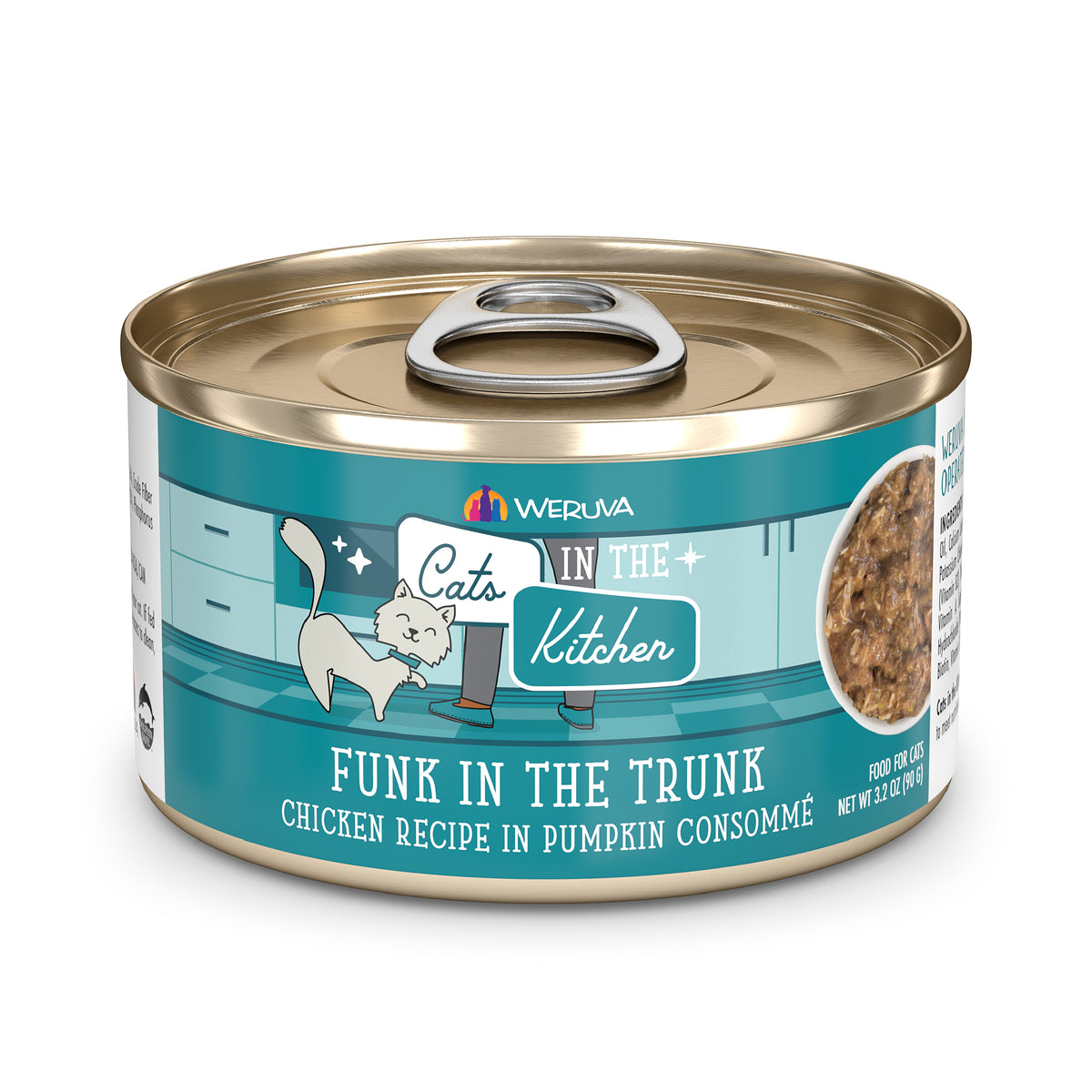 Weruva Cats in the Kitchen Chicken & Pumpkin Au Jus Wet Can Cat Food by Weruva
