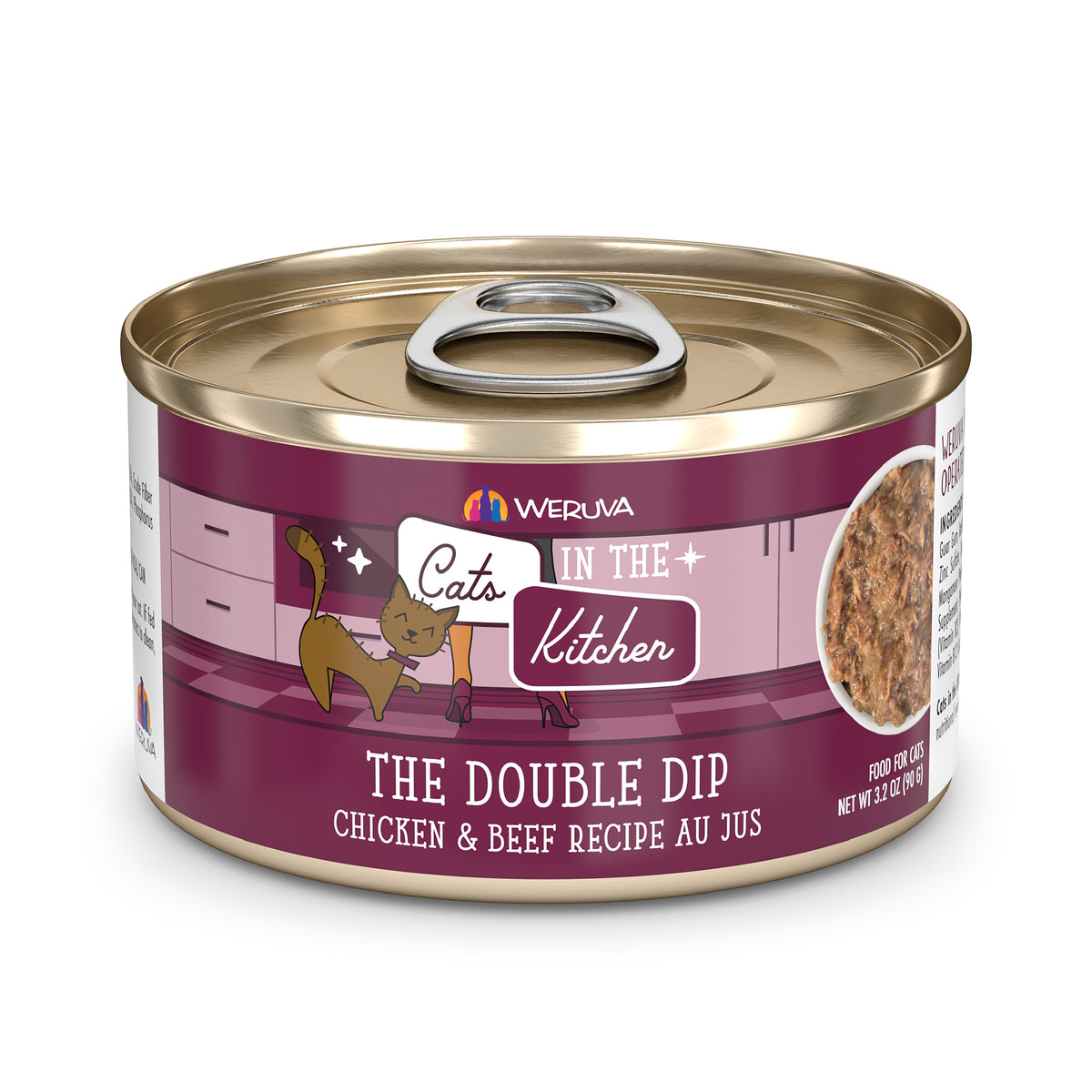 Weruva Cats in the Kitchen The Double Dip Chicken & Beef Wet Cat Food by Weruva