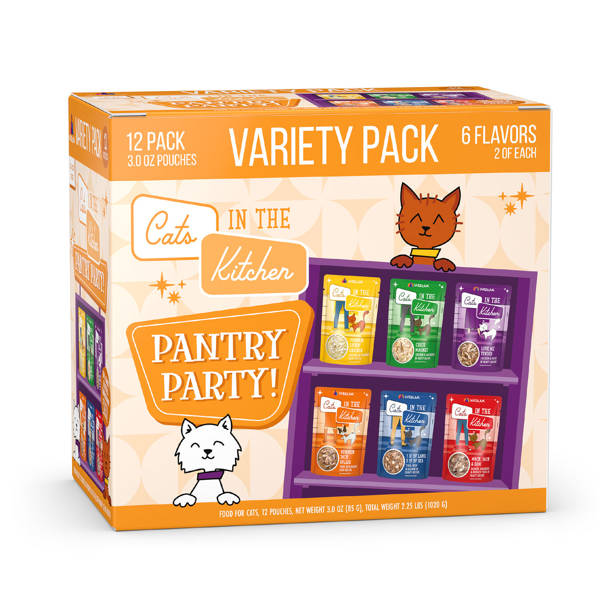 Weruva Cats in the Kitchen Pantry Party Variety Pack Wet Cat Food by Weruva