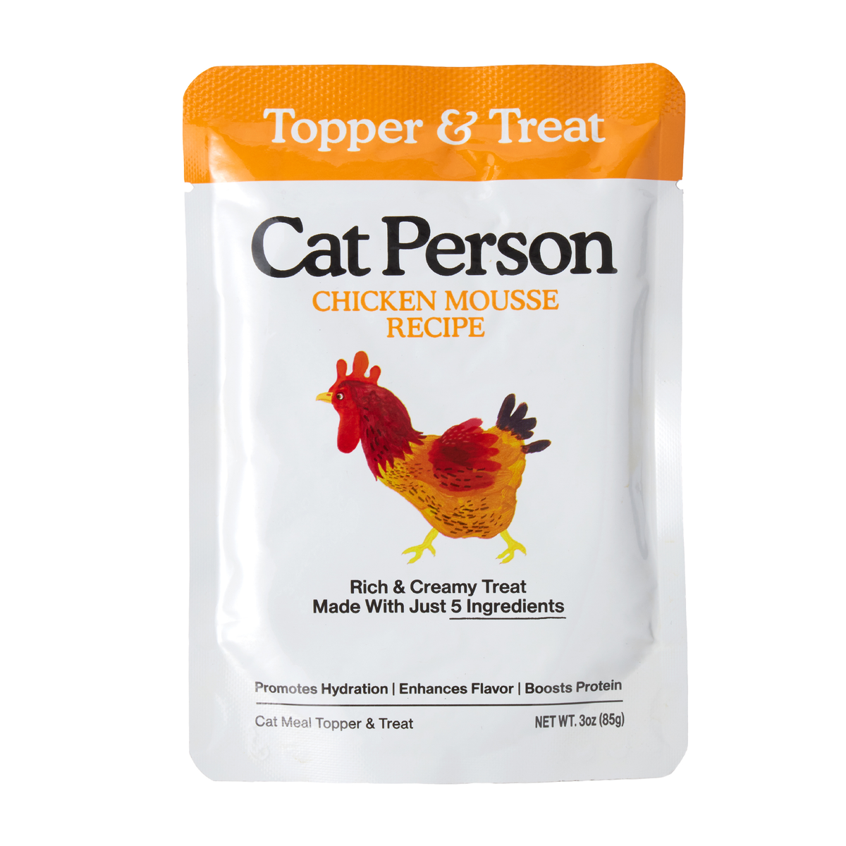 Cat Person Chicken Mousse Wet Cat Treat & Topper by Cat Person