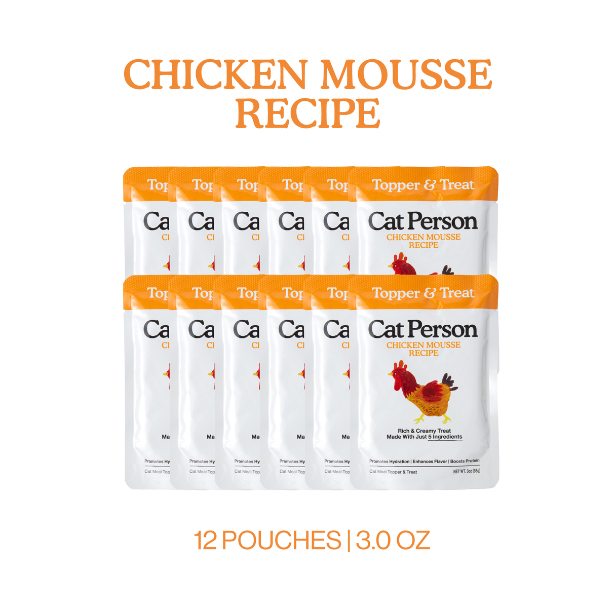 CP-FOS-00010-850023243805 Chicken Mousse Topper & Treat 3oz