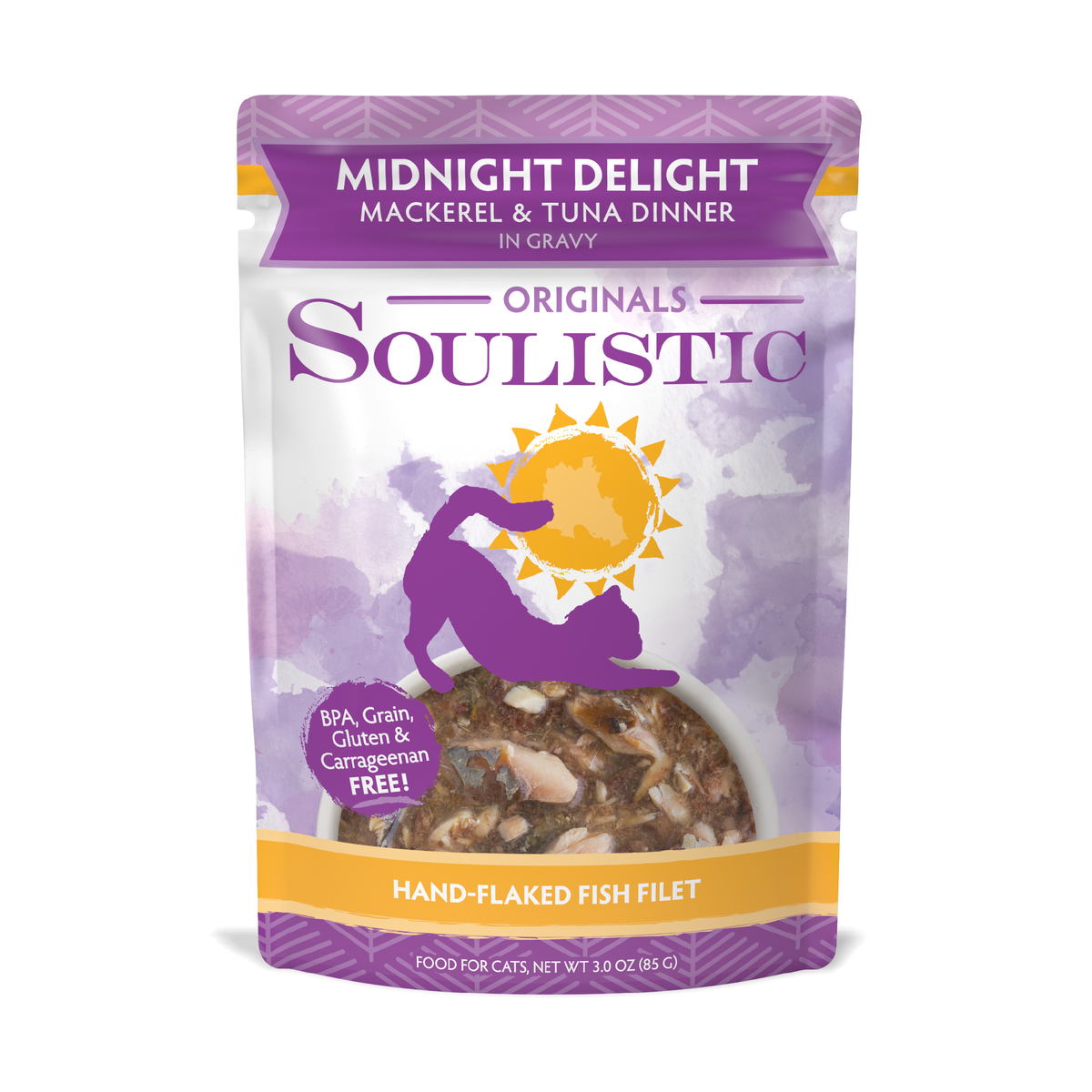 Soulistic Originals Midnight Delight Mackerel & Tuna Wet Cat Food by Weruva