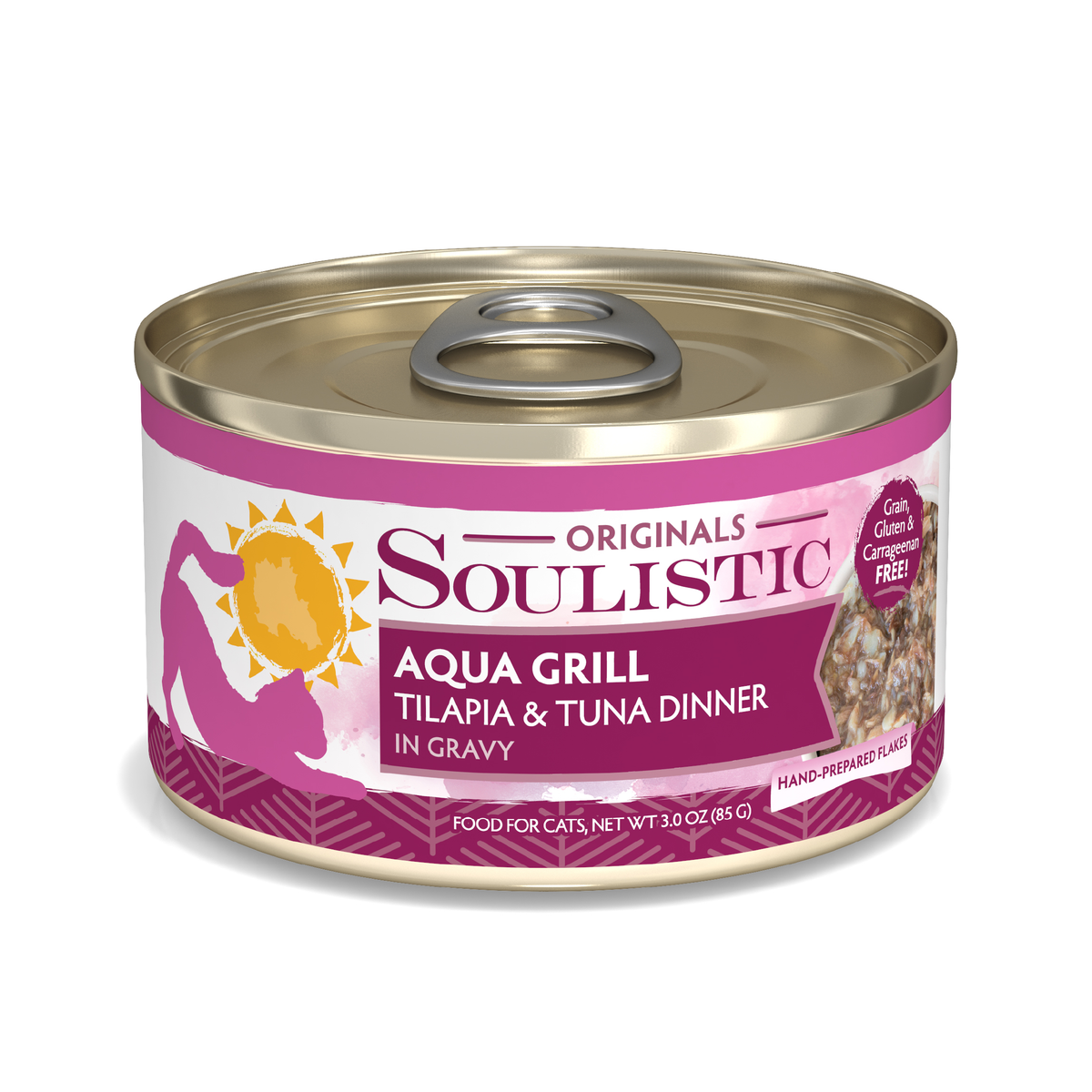 Soulistic Originals Aqua Grill Tilapia & Tuna Wet Canned Cat Food by Weruva