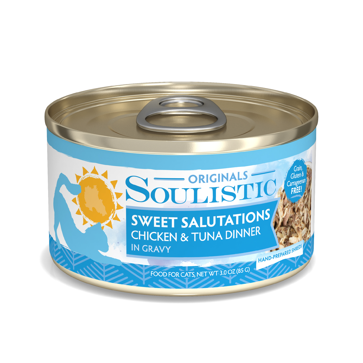 Soulistic Originals Sweet Salutations Chicken & Tuna Gravy Wet Cat Food by Weruva