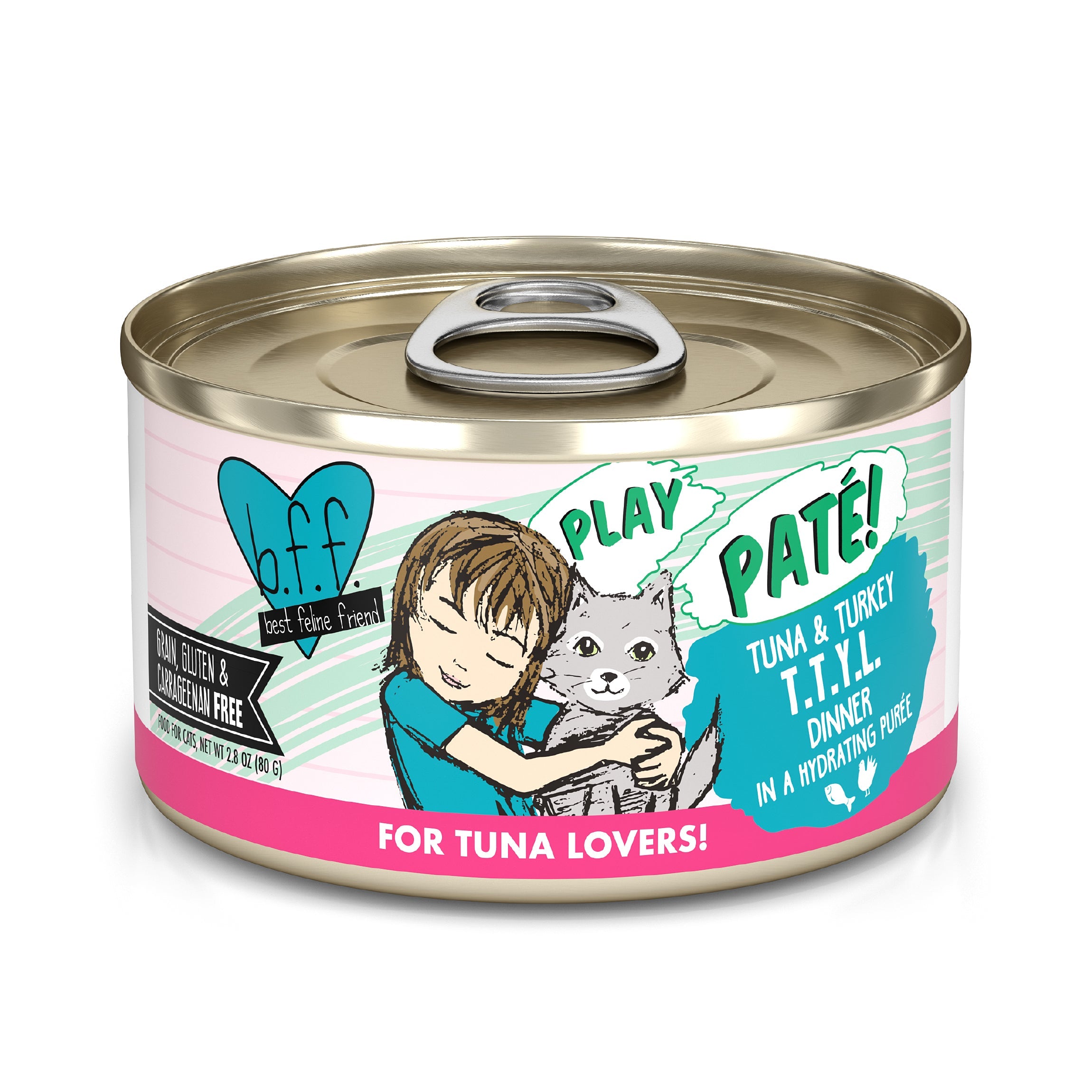 Weruva BFF PLAY Paté Tuna & Turkey TTYL Wet Cat Food