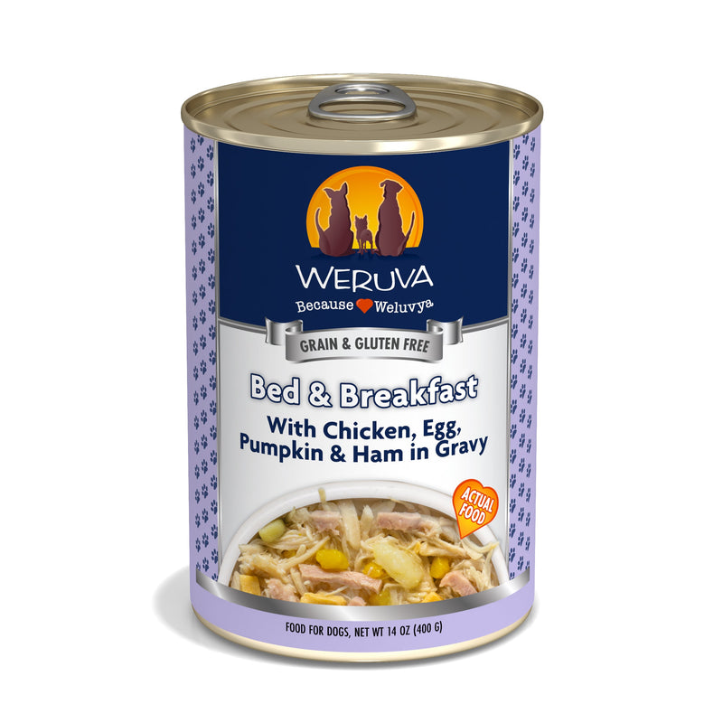 Weruva bed and online breakfast dog food