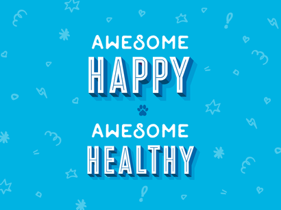 Awesome Happy Awesome Healthy with Weruva