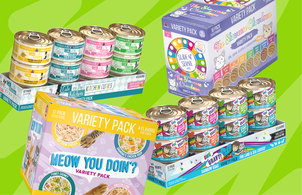 Satisfy Your Cat's Cravings with Weruva's Variety Packs