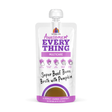A pouch of Awesome Functions Awesome Everything Super Beef Bone Broth for dogs, a nourishing mixer for whole body wellness. Icons for mobility, skin & coat, digestion, and immune support appear on a white background with purple accents.