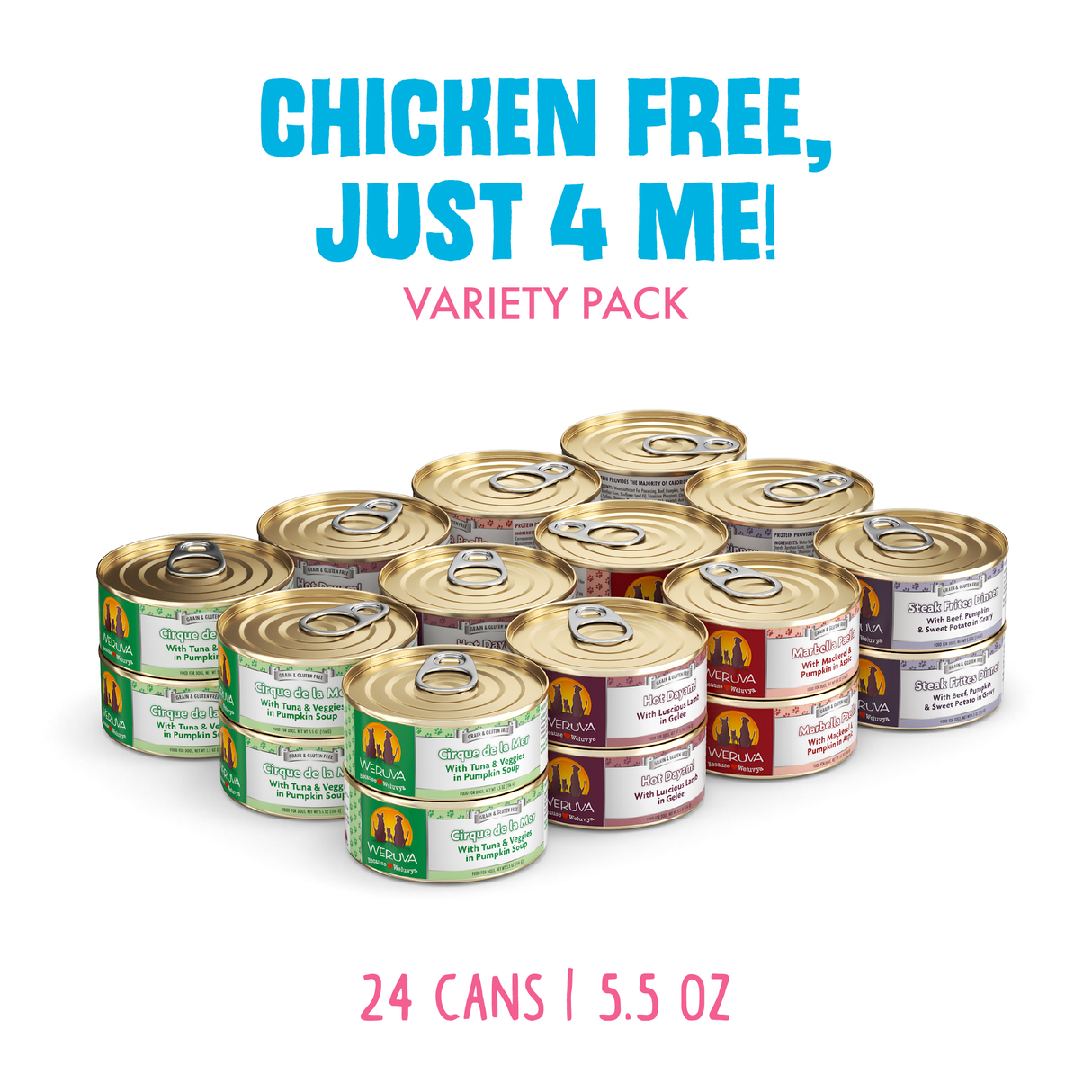 1598-878408001598 Chicken Free, Just 4 Me 5.5oz Can