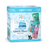 A blue box of Cats in the Kitchen Squeeze Please Variety Pack with cartoon cats and product images. Includes 12 pouches—chicken and tuna flavors—ideal as a meal topper or treat.