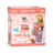 Cats in the Kitchen Taste Party Variety Pack, 12-pack, includes salmon and chicken bisque for hydration. Comes in pink packaging with cat illustrations and treat pouch images on the front.