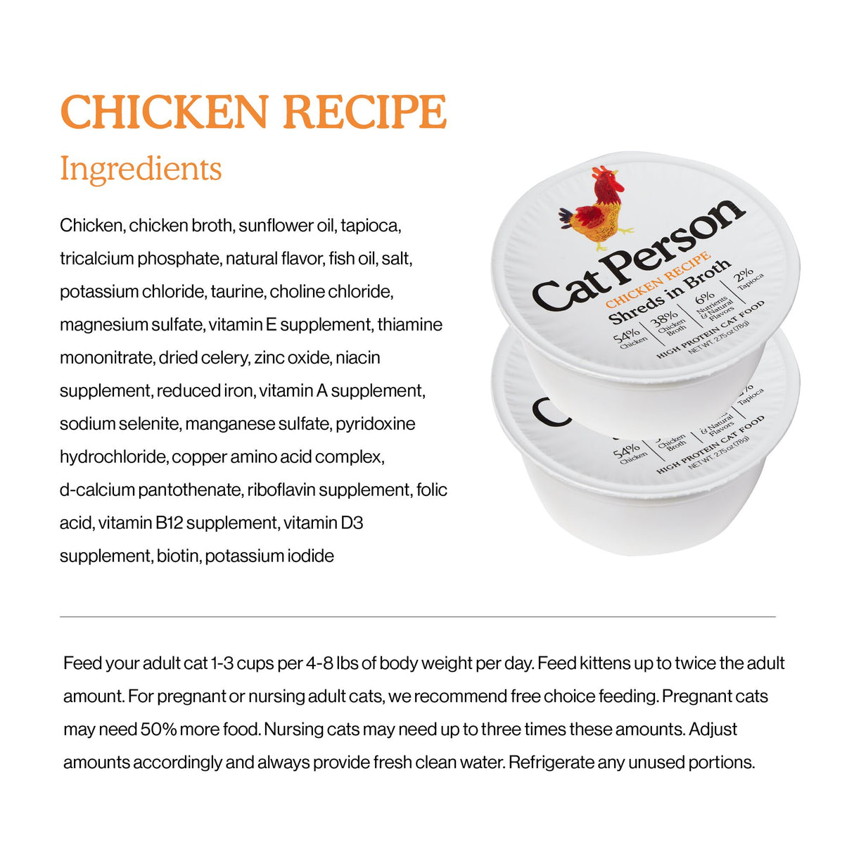 Chicken Shreds in Broth