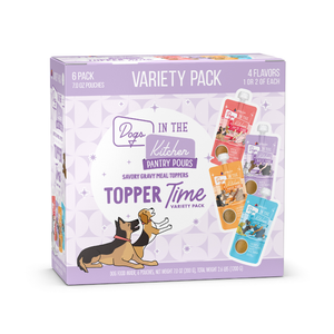 2608-810192810925 Dogs in the Kitchen Pantry Pours Topper Time Variety Pack